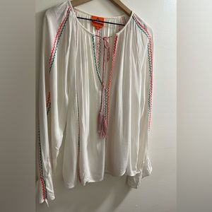 PIA PAURO EMBROIDERED  BLOUSE